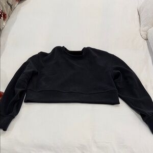 lululemon soft stream cropped sweatshirt